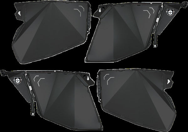PRO ARMOR TRADITIONAL HALF DOORS SOLAR BLACK POL P144D000SLR