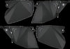 PRO ARMOR TRADITIONAL HALF DOORS SOLAR BLACK POL P144D000SLR