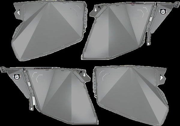PRO ARMOR TRADITIONAL HALF DOORS TITANIUM MATTE METALLIC POL P144D000TMM