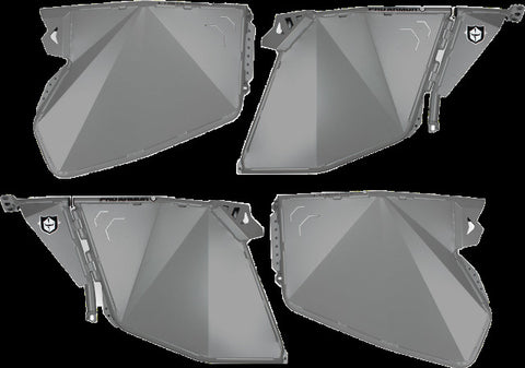 PRO ARMOR TRADITIONAL HALF DOORS TITANIUM MATTE METALLIC POL P144D000TMM
