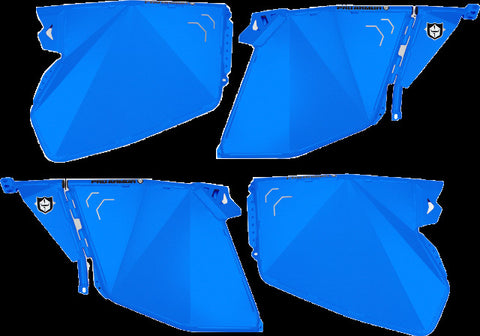 PRO ARMOR TRADITIONAL HALF DOORS VOODOO BLUE POL P144D000VB-689