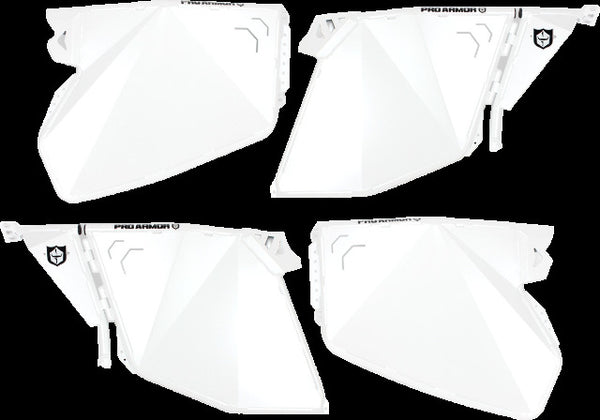 PRO ARMOR TRADITIONAL HALF DOORS WHITE POL P144D000WH-133