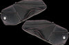 PRO ARMOR FRONT DOOR KNEE PADS WITH STORAGE RED STITCHING POL P199Y320RD