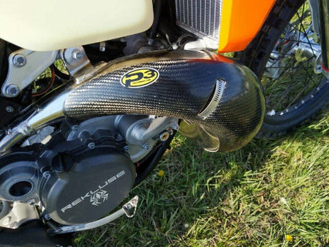 P3 PIPE GUARD CARBON FIBER MAX FOR PRO CIRCUIT PIPES ONLY 101070