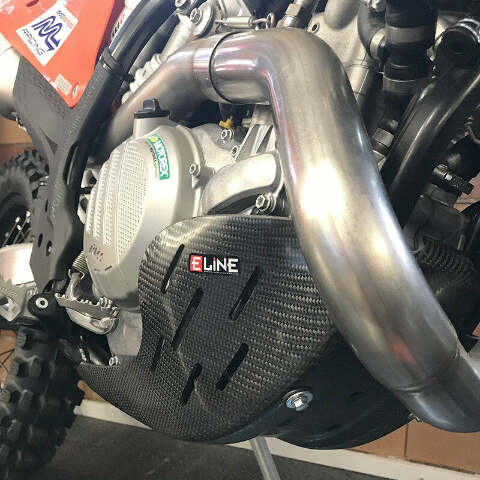 E-LINE ACCESSORIES CARBON FIBER SKID PLATES HUS/KTM MSP50020