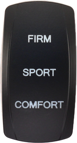 XTC POWER PRODUCTS DASH SWITCH ROCKER FACE FIRM/SPORT/COMFOT SW00-00100048