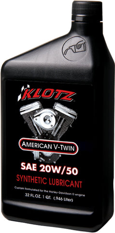 KLOTZ SYNTHETIC LUBRICANT 20W-50 1QT KH-2050