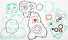 ATHENA COMPLETE GASKET KIT W/OIL SEALS HUSQ/KTM P400270900083