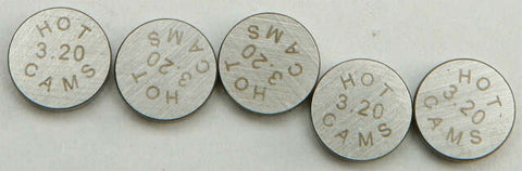 HOT CAMS VALVE SHIMS 10.00X3.20MM 5/PK 5PK1000320