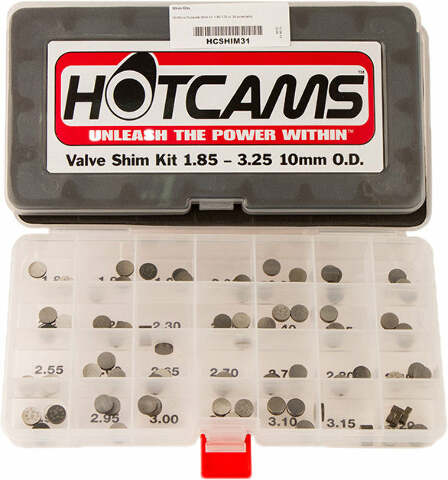HOT CAMS VALVE SHIM KIT 87PC KTM HCSHIM31