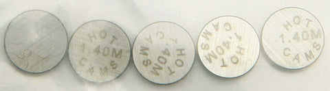 HOT CAMS VALVE SHIMS 7.48X1.40MM 5/PK 5PK748140