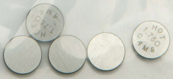 HOT CAMS VALVE SHIMS 7.48X1.75MM 5/PK 5PK748175