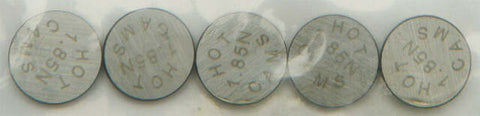 HOT CAMS VALVE SHIMS 9.48X1.85MM 5/PK 5PK948185