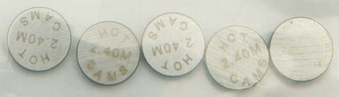 HOT CAMS VALVE SHIMS 9.48X2.40MM 5/PK 5PK948240