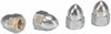 JAMES GASKETS GASKET NUT CHR EXHAUST MOUNT EVO/TWIN CAM 4/PK 65324-83-N1