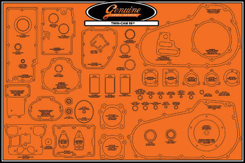 JAMES GASKETS GASKET DISPLAY BOARD 99000-TC96