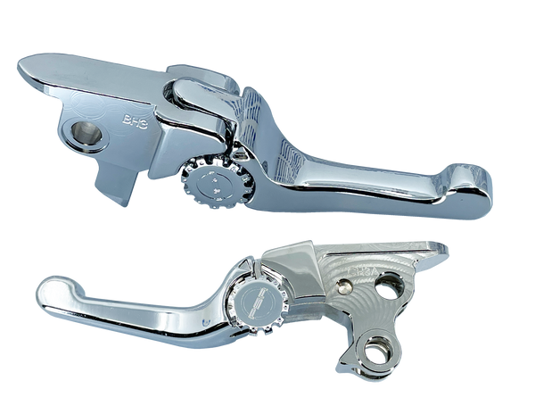 PSR ANTHEM SHORTY LEVER SET CHROME 21 FLT / CABLE CLUTCH 12-01666-20