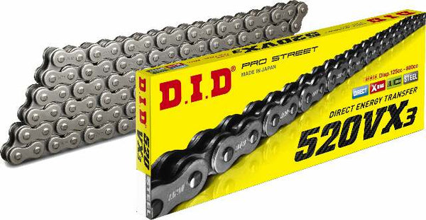 D.I.D 520VX3 RIVET MASTERLINK NATURAL ZJ520VX3