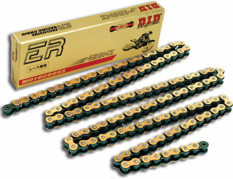 D.I.D SUPER 428NZG-124 NON O-RING CHAIN GOLD 428NZGX124FB