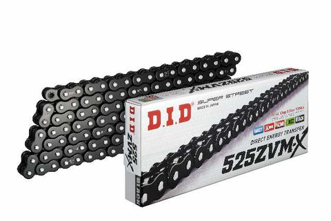 D.I.D SUPER STREET 525ZVMX-130 BLACK/BLACK 525ZVMXB130Z