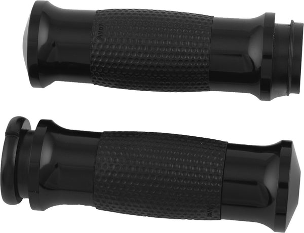 AVON AIR GEL GRIPS W/F-B-W THROTTLE BLACK GEL-70-ANO-FLY