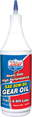 LUCAS HEAVY DUTY GEAR OIL 80W-90 QT 10043
