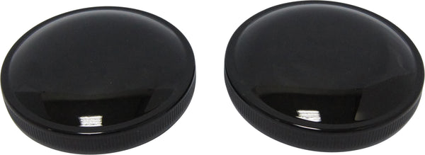 HARDDRIVE CAM STYLE GAS CAP SET BLACK 75-007BK