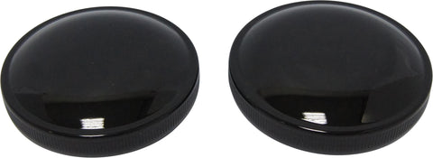 HARDDRIVE CAM STYLE GAS CAP SET BLACK 75-007BK