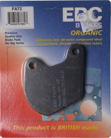 EBC BRAKE PADS FA72
