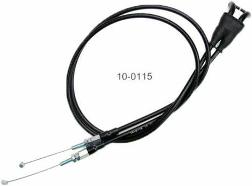MOTION PRO BLACK VINYL THROTTLE PUSH-PULL CABLE SET 10-0115