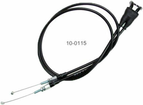 MOTION PRO BLACK VINYL THROTTLE PUSH-PULL CABLE SET 10-0115