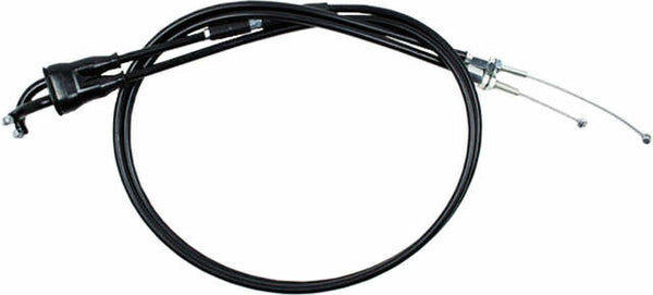 MOTION PRO BLACK VINYL THROTTLE PUSH-PULL CABLE SET 04-0196