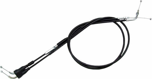 MOTION PRO BLACK VINYL THROTTLE PUSH-PULL CABLE SET 04-0234