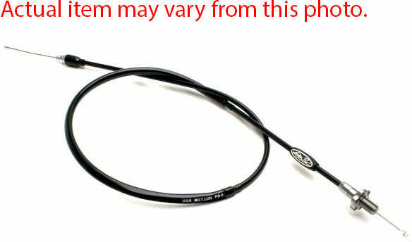MOTION PRO BLACK VINYL THROTTLE PUSH-PULL CABLE SET 04-0266