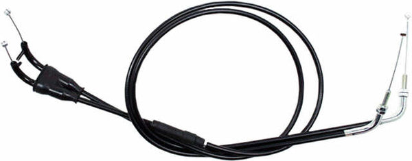 MOTION PRO BLACK VINYL THROTTLE PUSH-PULL CABLE SET 04-0272