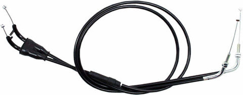 MOTION PRO BLACK VINYL THROTTLE PUSH-PULL CABLE SET 04-0272