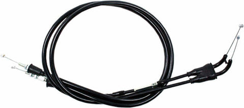 MOTION PRO BLACK VINYL THROTTLE PUSH-PULL CABLE SET 04-0278