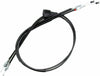 MOTION PRO BLACK VINYL THROTTLE PUSH-PULL CABLE SET 05-0071