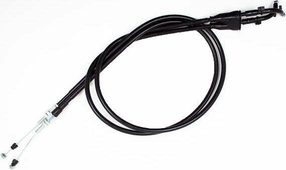 MOTION PRO BLACK VINYL THROTTLE PUSH-PULL CABLE SET 05-0166