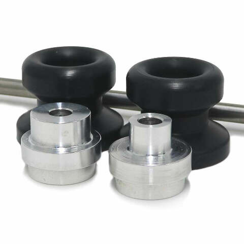 SHOGUN FRONT AXLE SLIDERS BLACK 702-4849