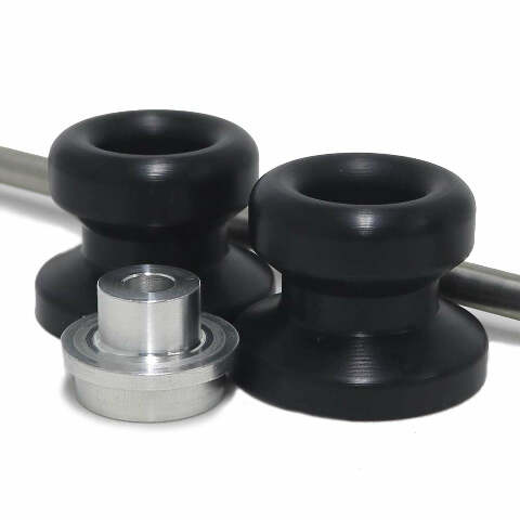 SHOGUN FRONT AXLE SLIDERS BLACK 702-6429