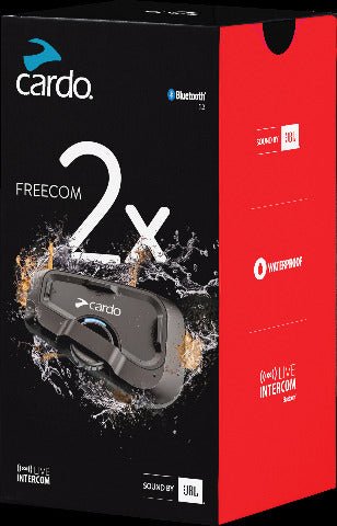 CARDO FREECOM 2X BLUETOOTH HEADSET SINGLE FRC2X003