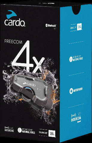 CARDO FREECOM 4X BLUETOOTH HEADSET SINGLE FRC4X003