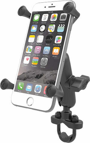 RAM HANDLEBAR RAIL MOUNT W/U-BOLT BASE & X-GRIP LARGE CRADLE RAM-B-149Z-UN10U
