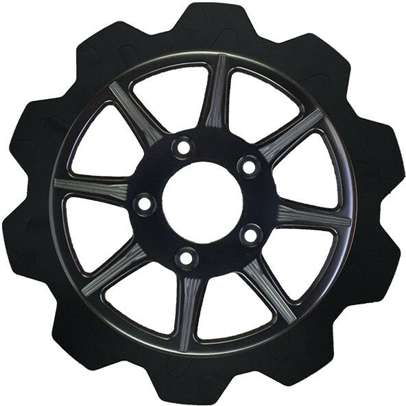 LYNDALL BRAKES HIGH CARBON STEEL PHOENIX REAR ROTOR BLACK 11.8