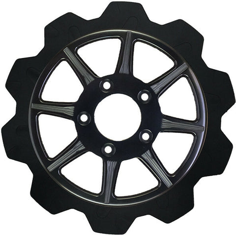 LYNDALL BRAKES HIGH CARBON STEEL PHOENIX REAR ROTOR BLACK 11.8