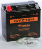 YUASA BATTERY GYZ16H SEALED FACTORY ACTIVATED YUAM716GH