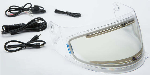 GMAX SHIELD ELECTRIC CLEAR W/CORD HOLES FOR FLIP TINT GM-38/69 G980360