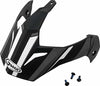 GMAX VISOR VERTICAL MATTE BLACK DARK SILVER W/SCREW GM-11 G011088