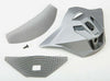 GMAX MOUTH VENT MATTE TITANIUM W/SCREWS/SCREEN GM-11 G011074